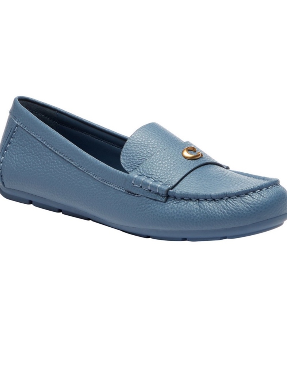 COACH Women's Sculpted C Leather Classic Loafer